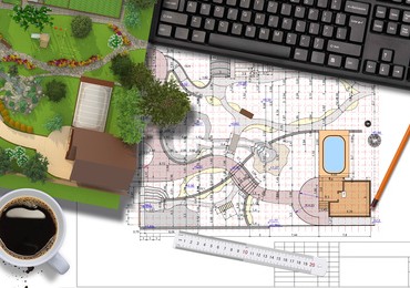 Plan of garden land